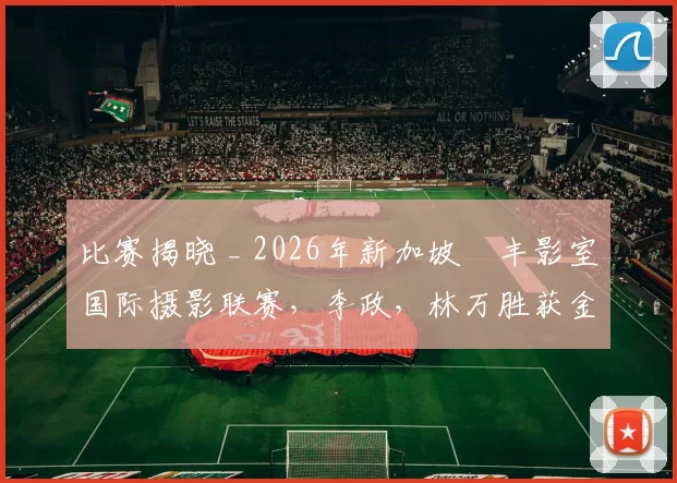 比赛揭晓 _ 2026年新加坡昇丰影室国际摄影联赛，李政，林万胜获金奖